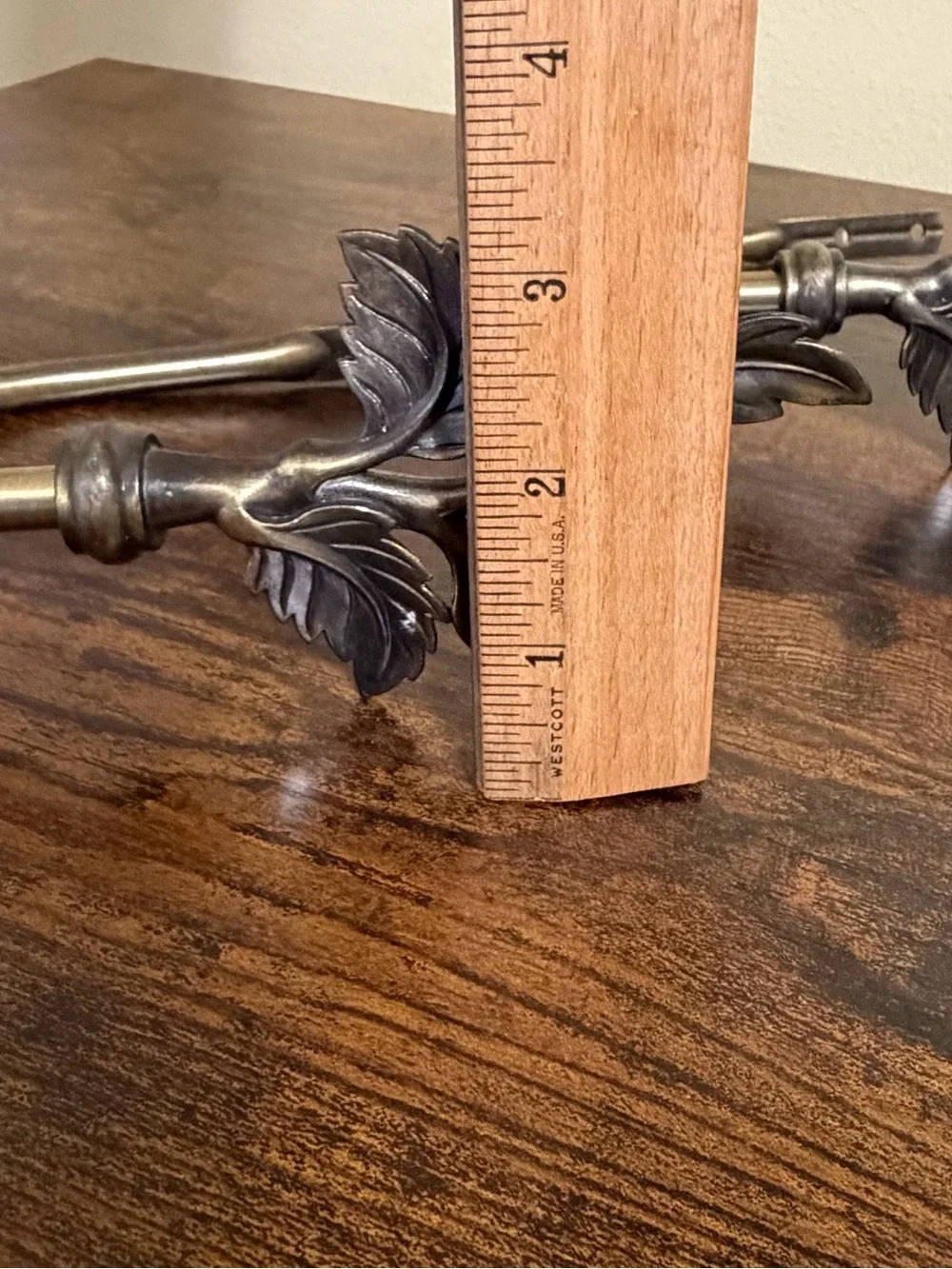 Vintage Brass Plated Curtain Tie Backs